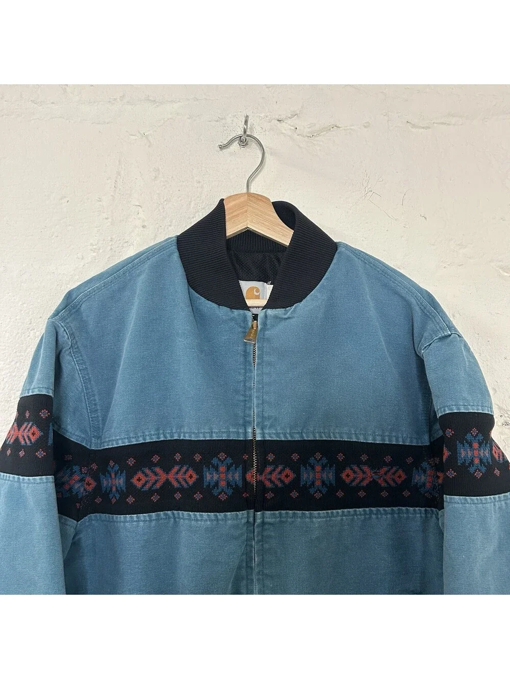 Vintage Carhartt Thermal Southwestern Aztec Jacket “Teal”